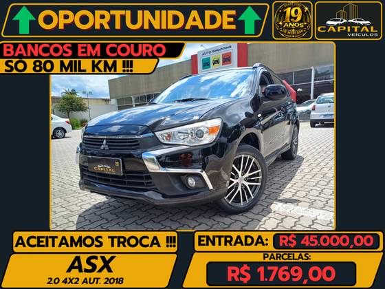 MITSUBISHI ASX 2.0 4X2 16V FLEX 4P AUTOMÁTICO MITSUBISHI ASX 2.0 4X2 16V FLEX 4P AUTOMÁTICO